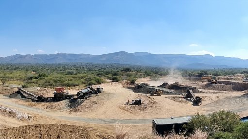 Mining operations at Marsfontein 