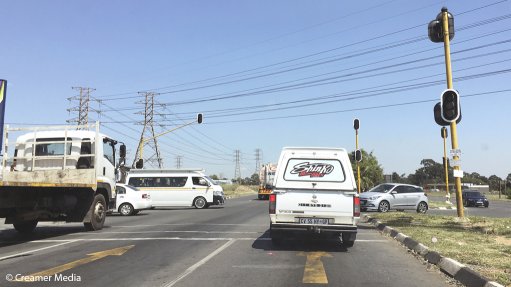 Traffic lights affected by loadshedding