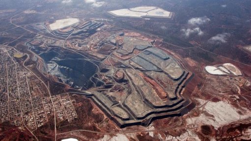 Aerial view of the KCGM mine