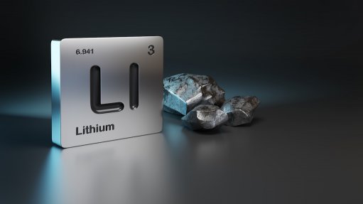 Periodic table symbol for lithium